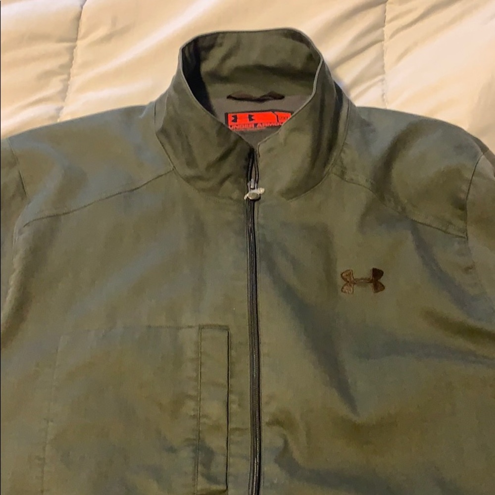Under Armour fleece lined canvas jacket